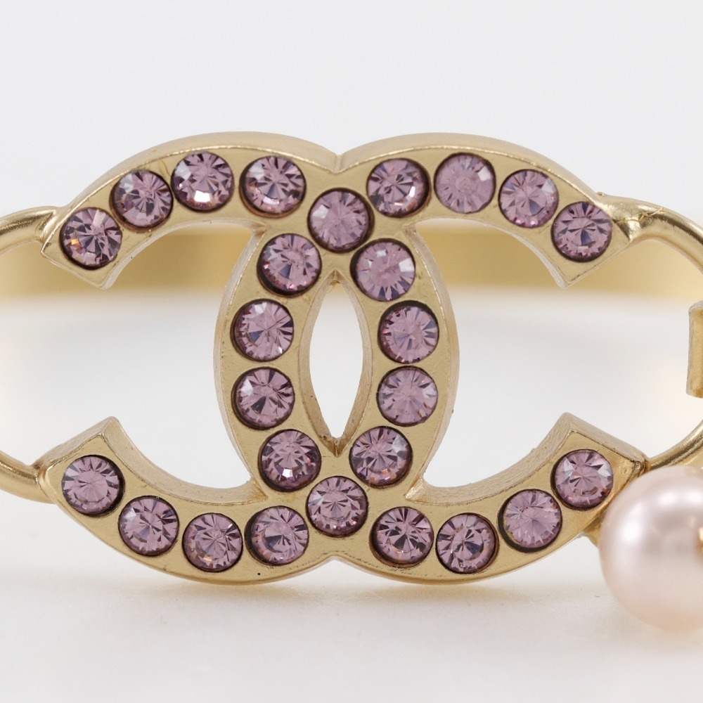 CHANEL Pink Pearl Logo Bracelet - Picture 5 of 6